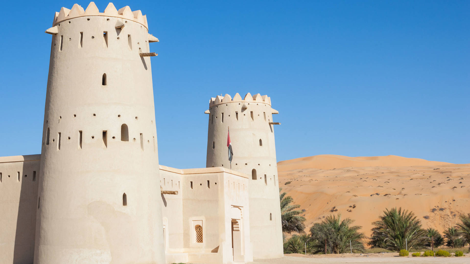 Fort in Liwa Abu Dhabi empty quarter