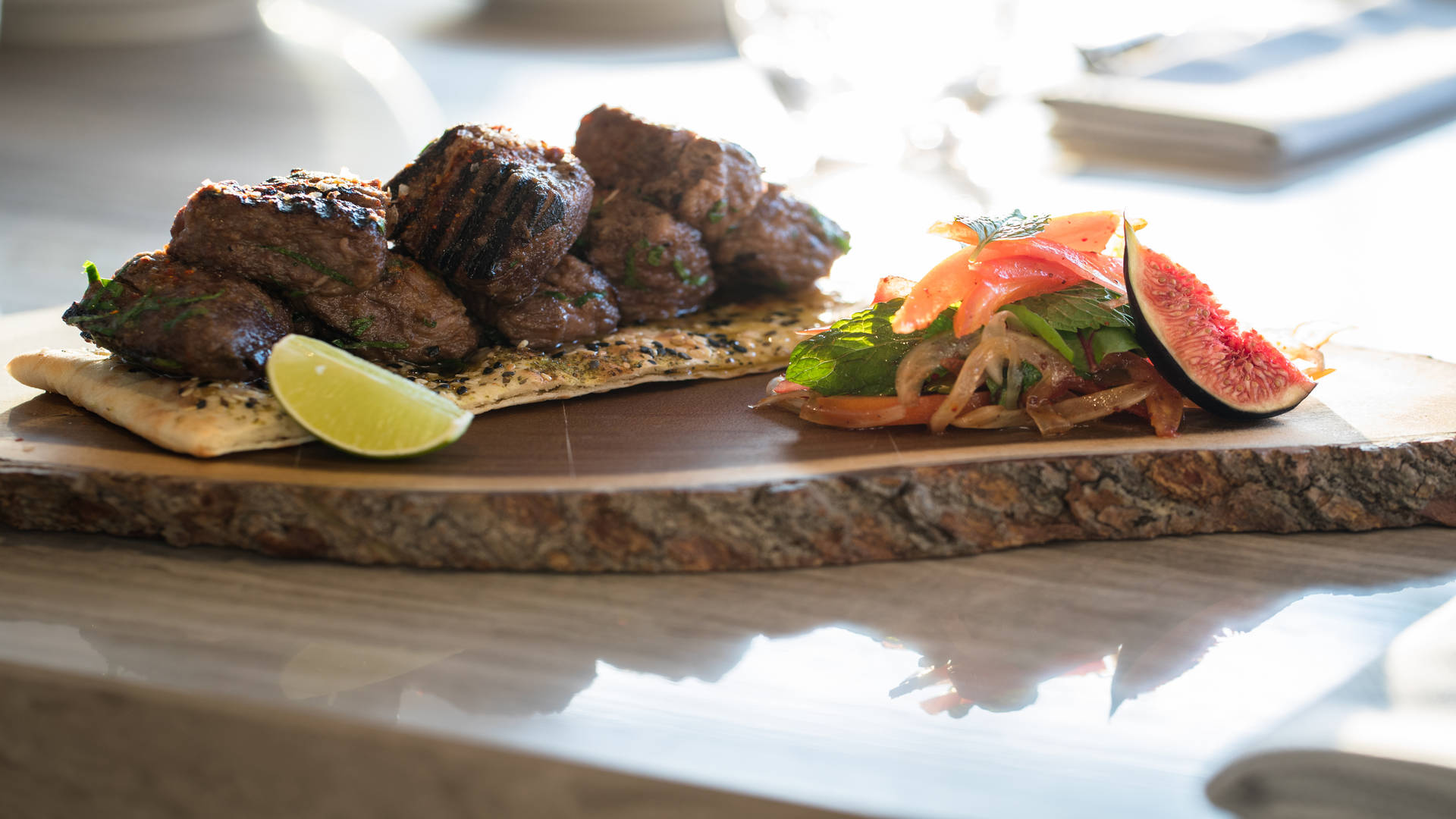 Food at Tean at Jumeirah Saadiyat Island 