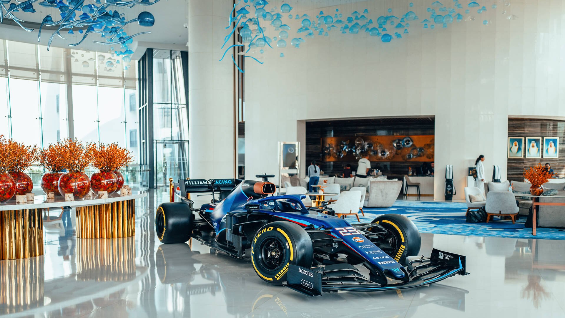 A Formula 1 Vehicle at the Jumeirah at Saadiyat Island Resort 