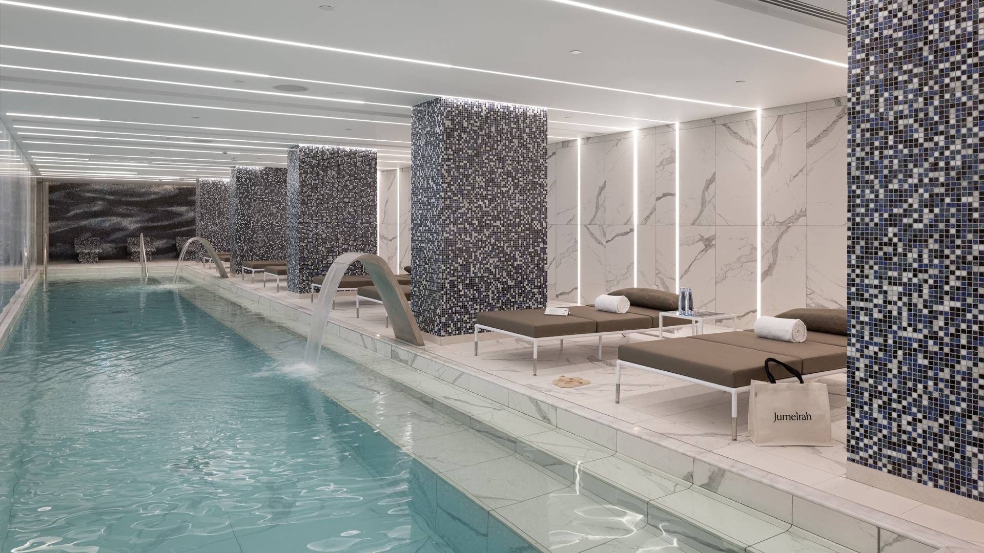 Indoor pool in the Talise Spa