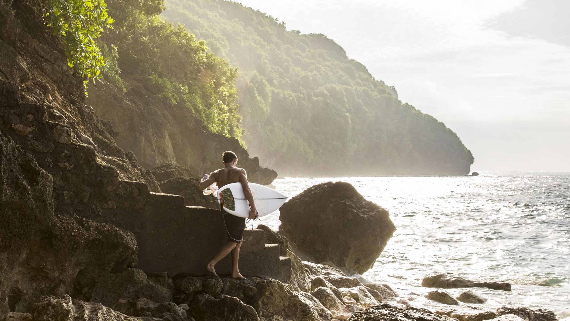 Surfing at Jumeirah Bali
