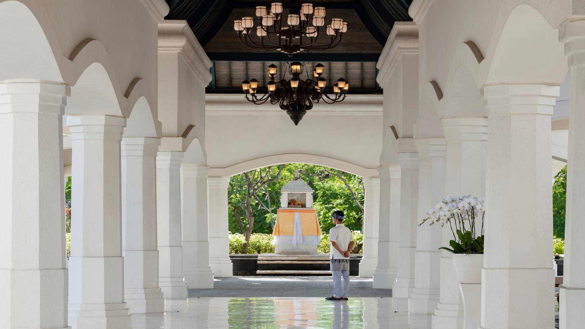 The lobby at Jumeirah Bali