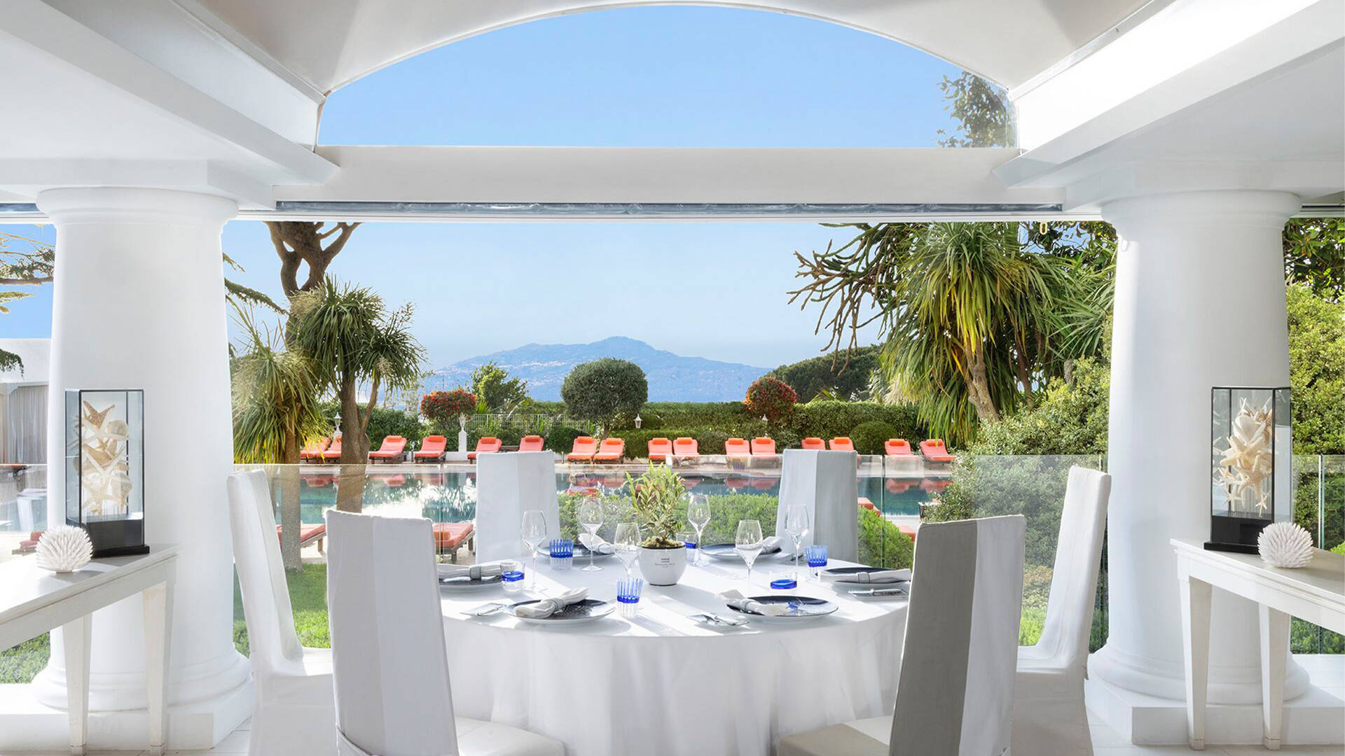 L'Olivio restaurant at Capri Palace Jumeirah