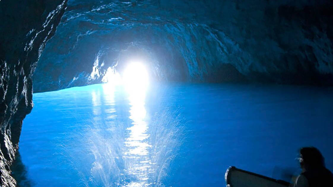 The Blue Grotto in Capri