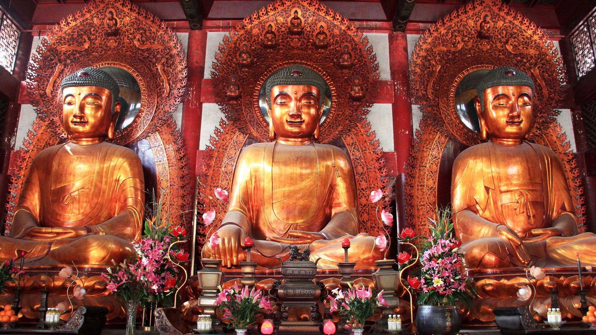 Sculpture of the Buddha in Guangzhou