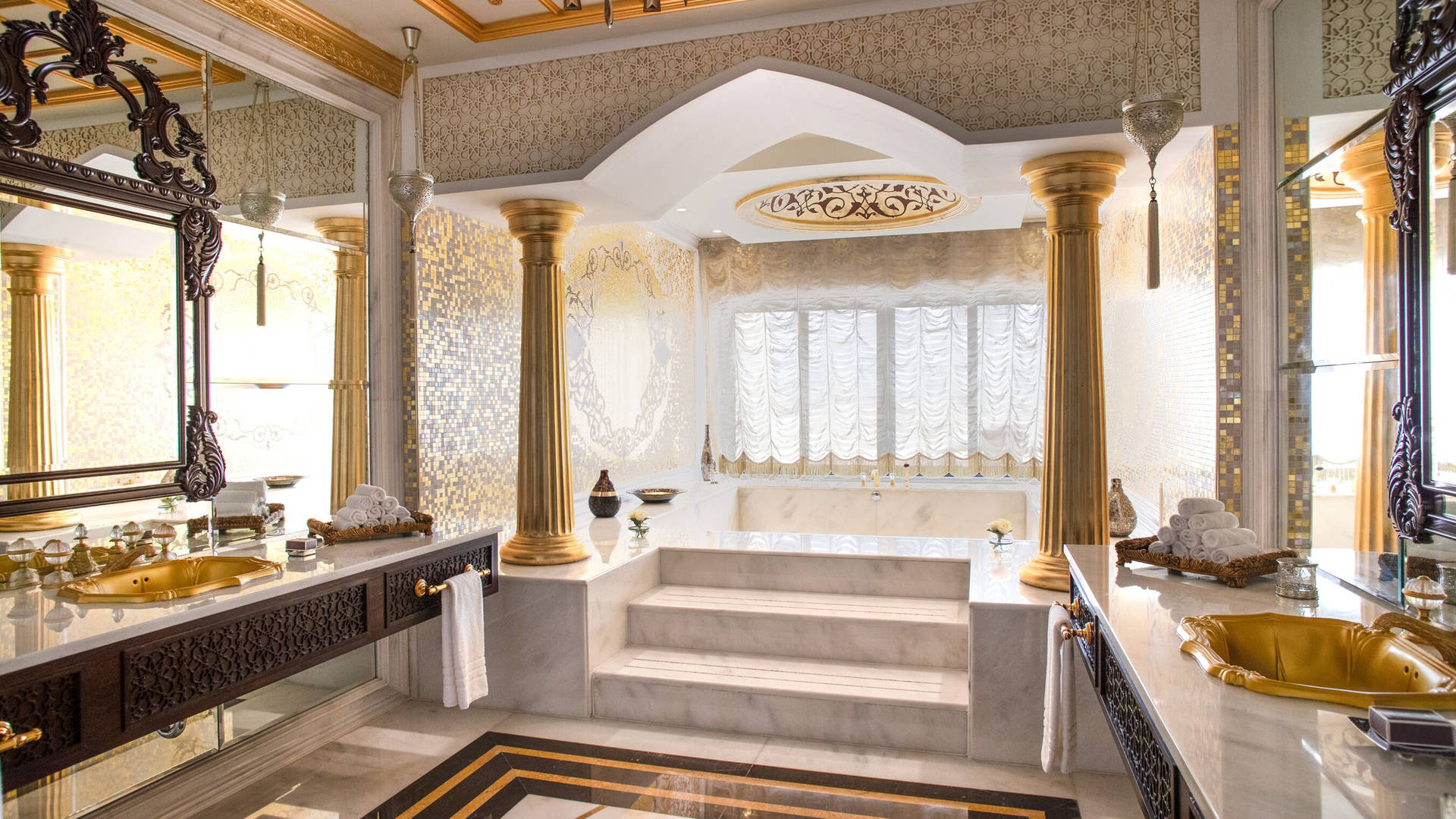Jumeirah Zabeel Saray Grand Imperial Suite Bathroom Area