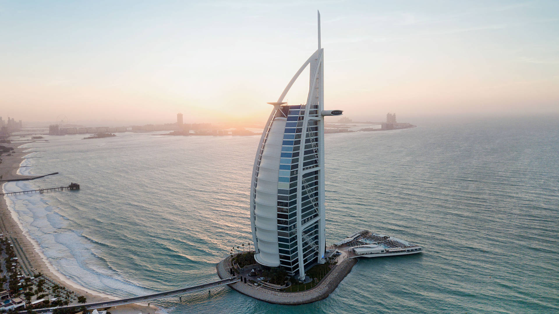 Emirati Adventure Burj al Arab ariel 