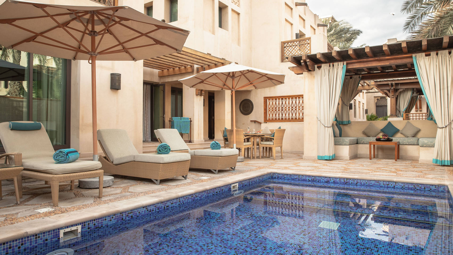 Beautiful villas Jumeirah Dar Al Masyaf Two bedroom villa pool 