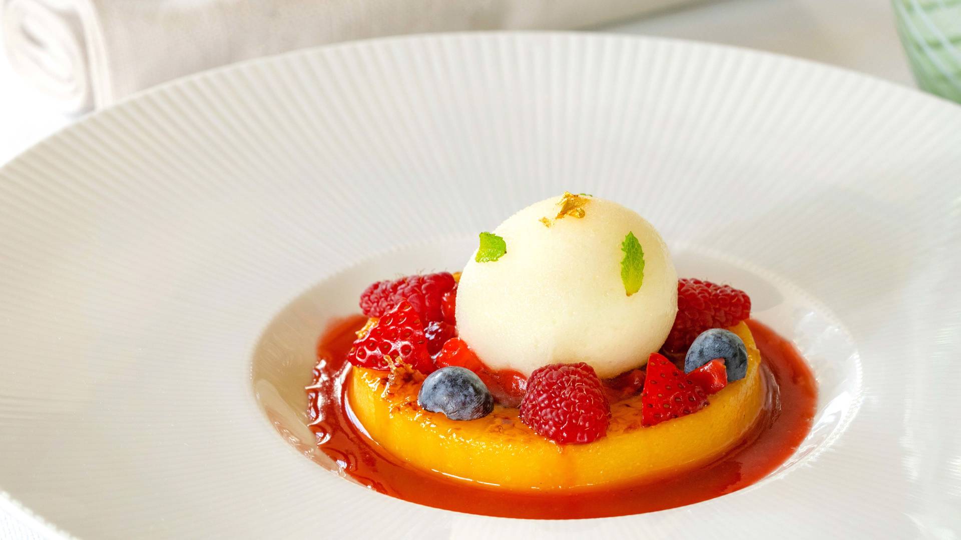 A bowl of orange polenta
