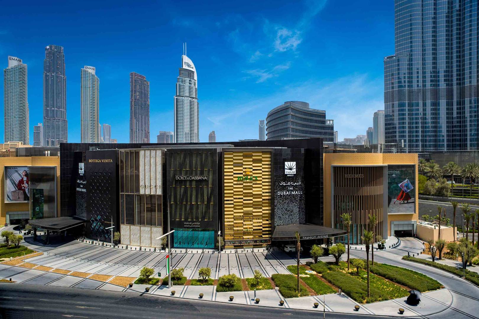 Luxury Brands at Fashion Avenue Dubai Mall [4K] Walking Tour