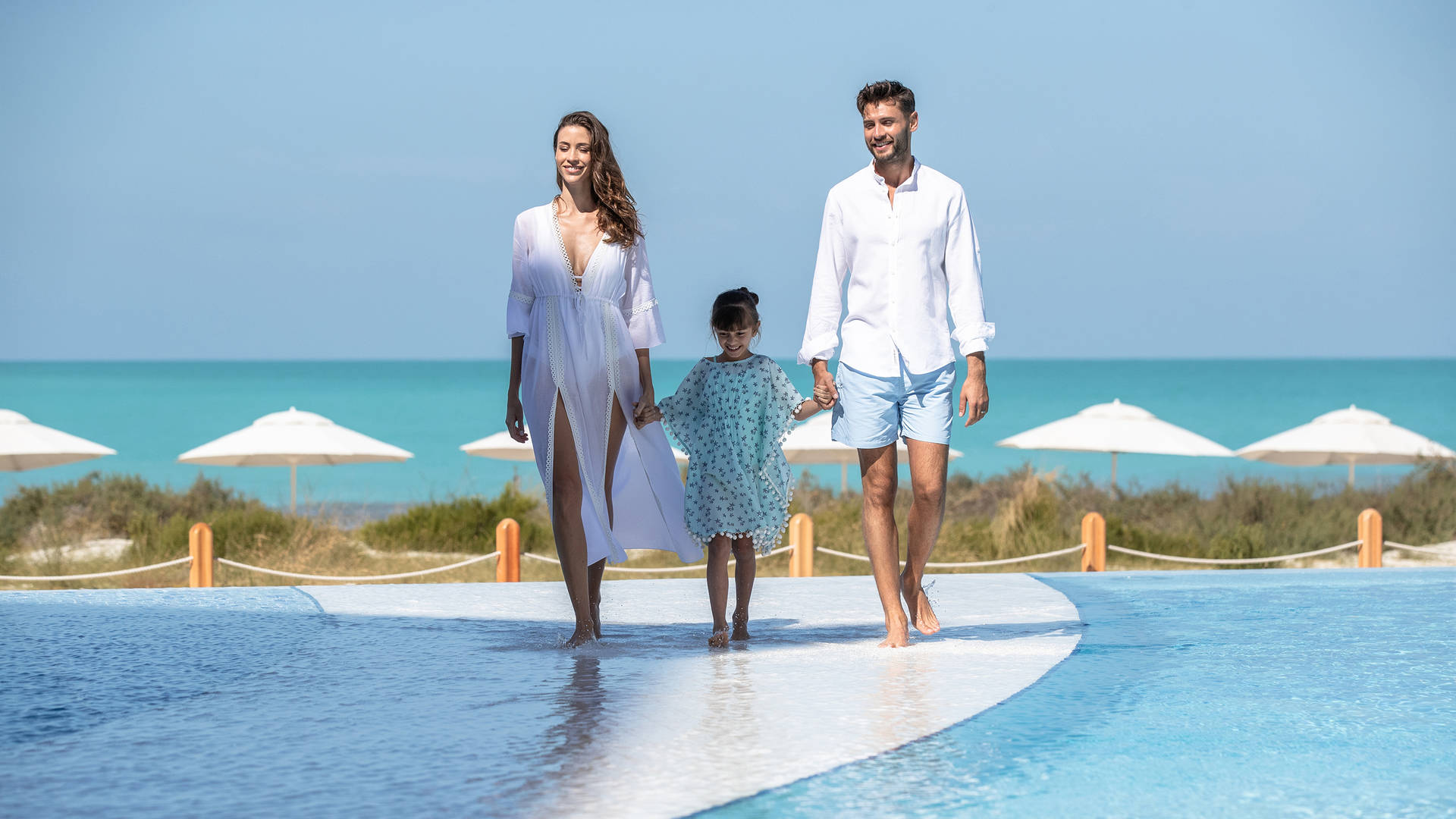 Swimming pool views at Jumeirah at Saadiyat Island Resort