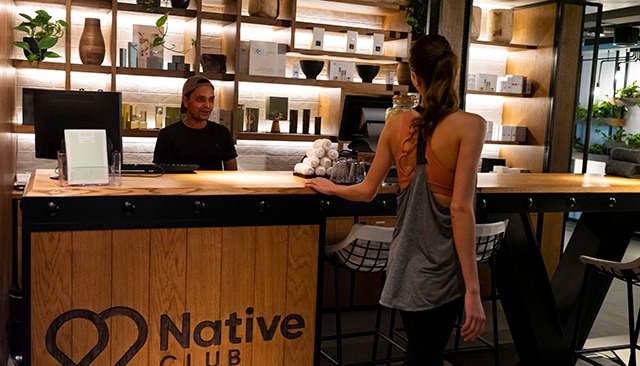 Native Club 俱乐部水疗中心前台