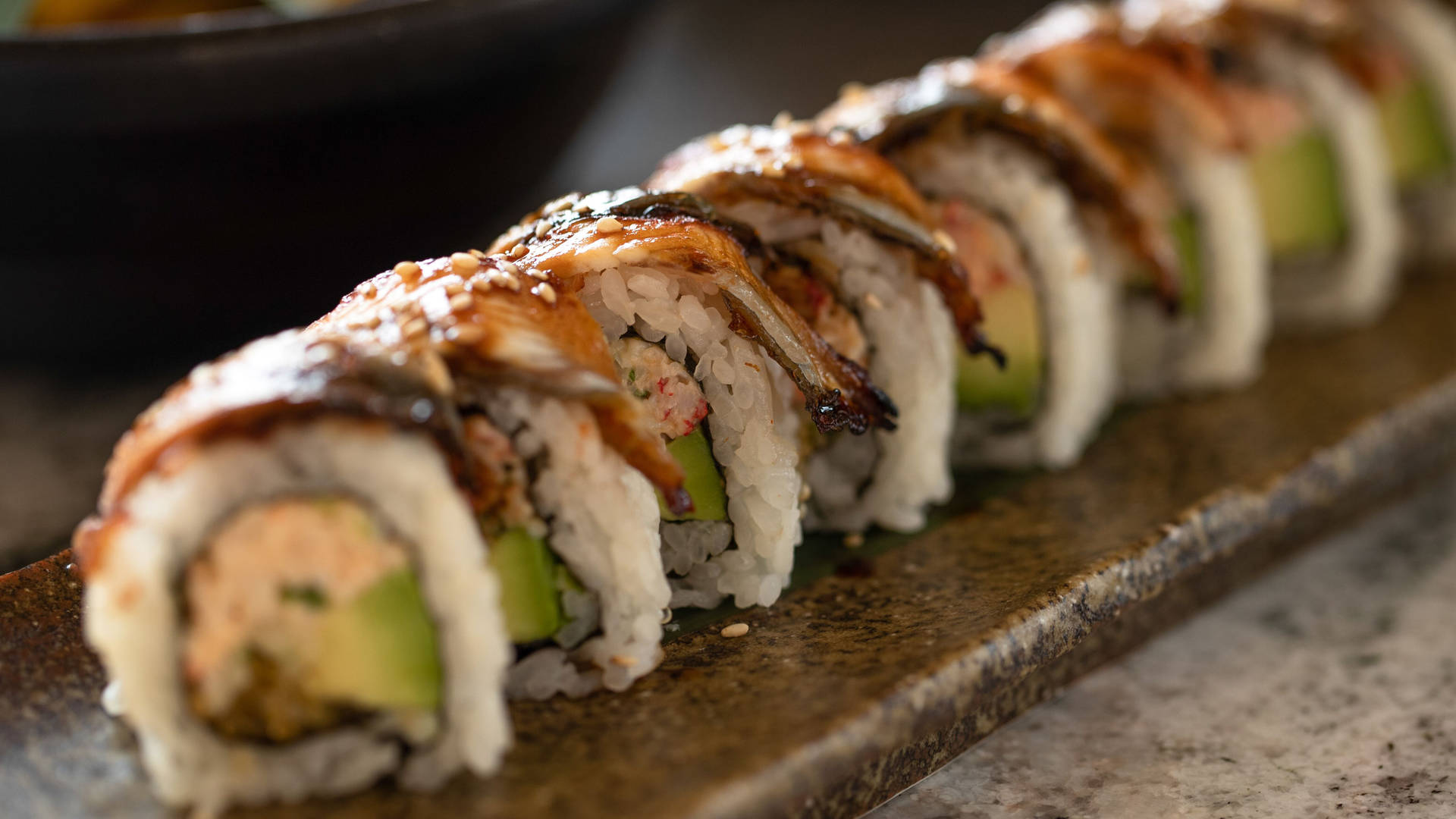 Sushi rolls at KAYTO Jumeirah Al Naseem Dubai