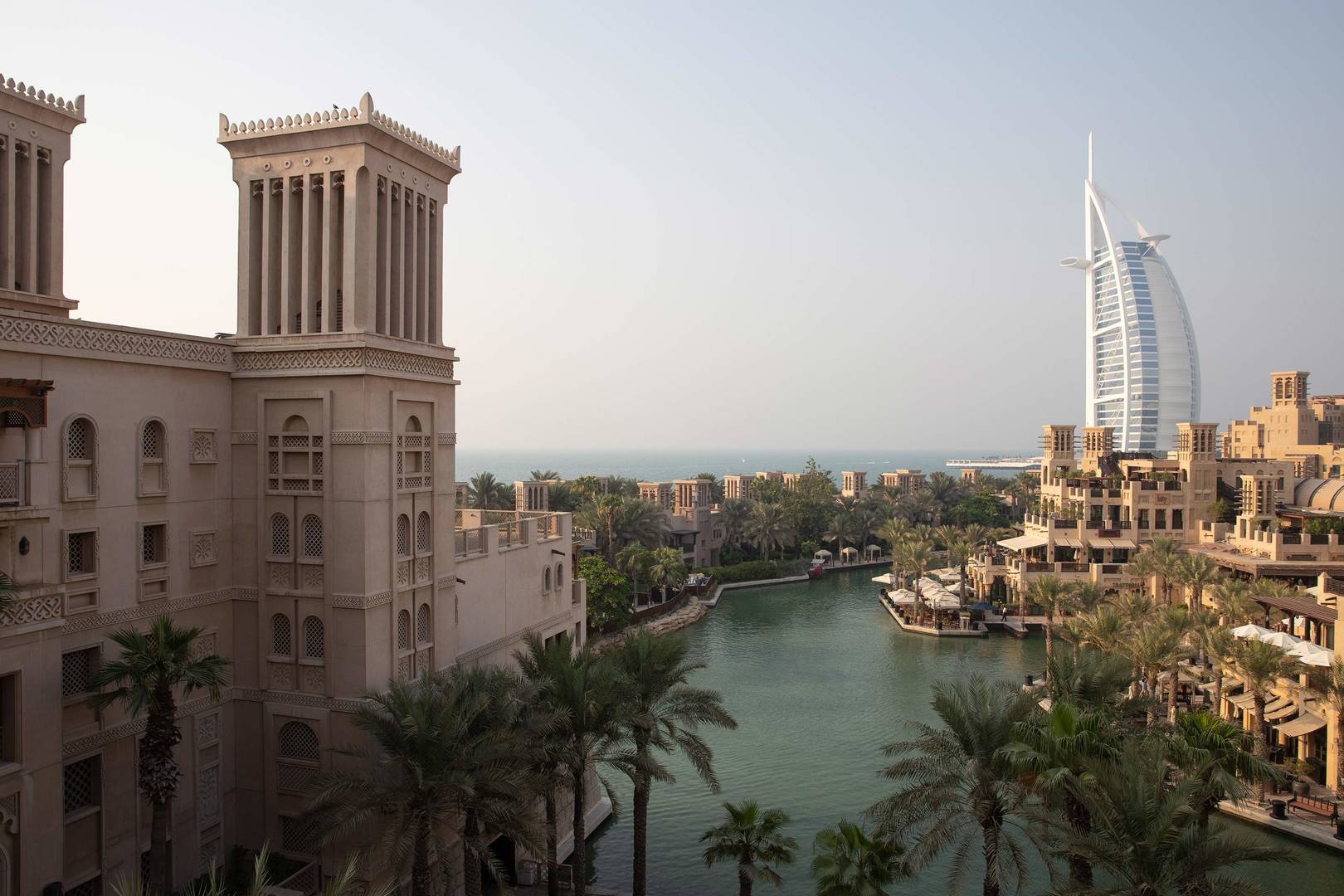 View of the Jumeirah Al Qasr hotel 