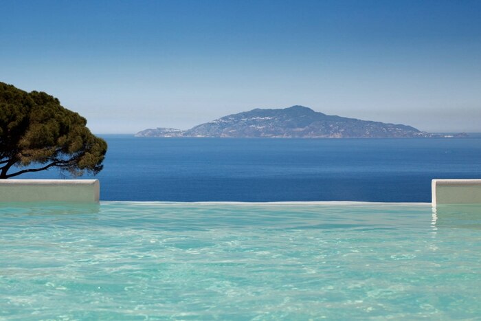 Capri Palace Jumeirah pool view
