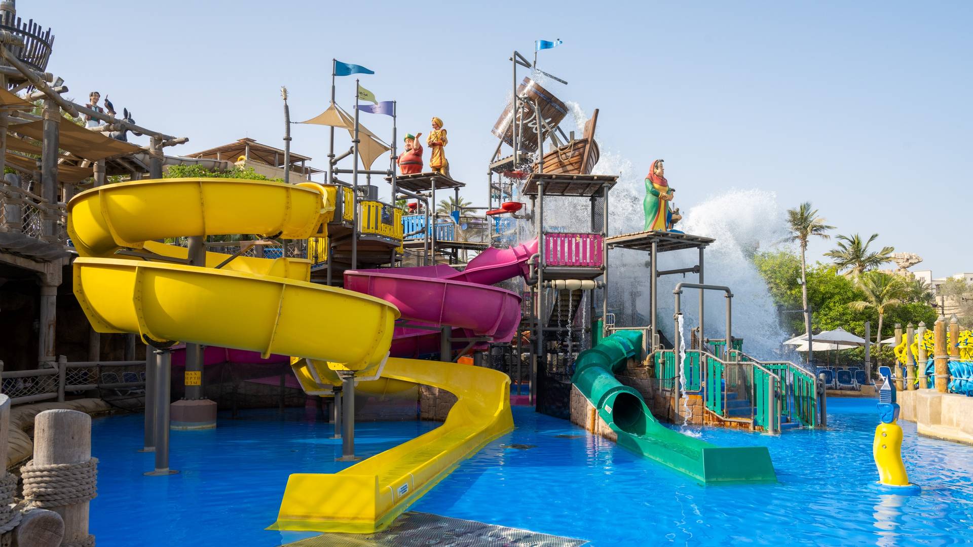 Slides at Wild Wadi Waterpark