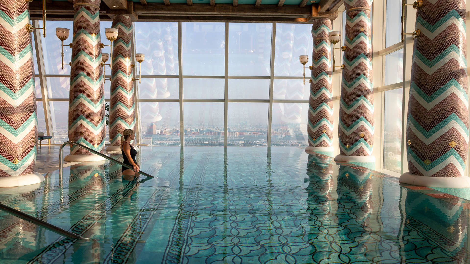 Pool at Talise Spa at Burj Al Arab