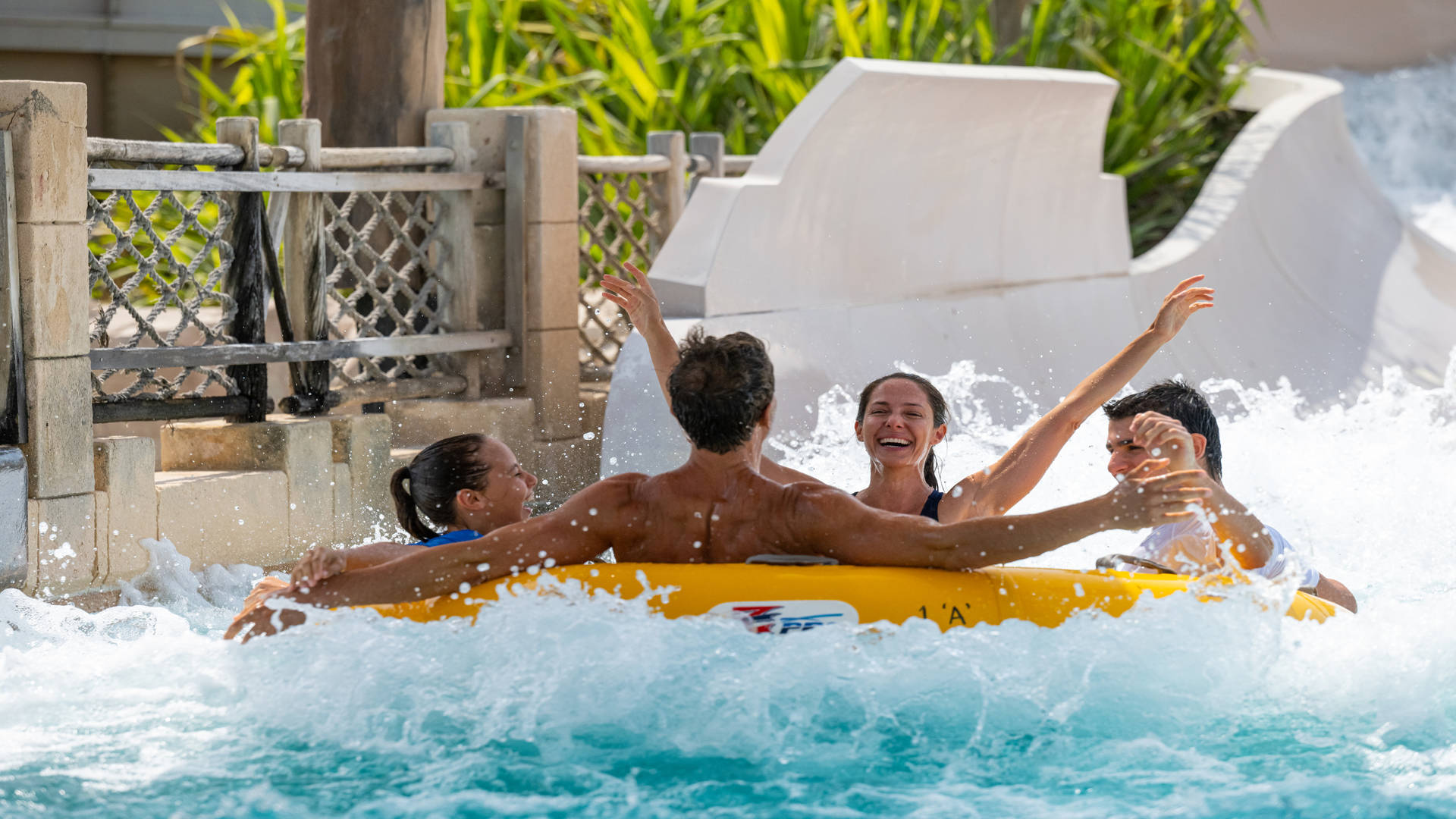 Family at Wild Wadi Waterpark