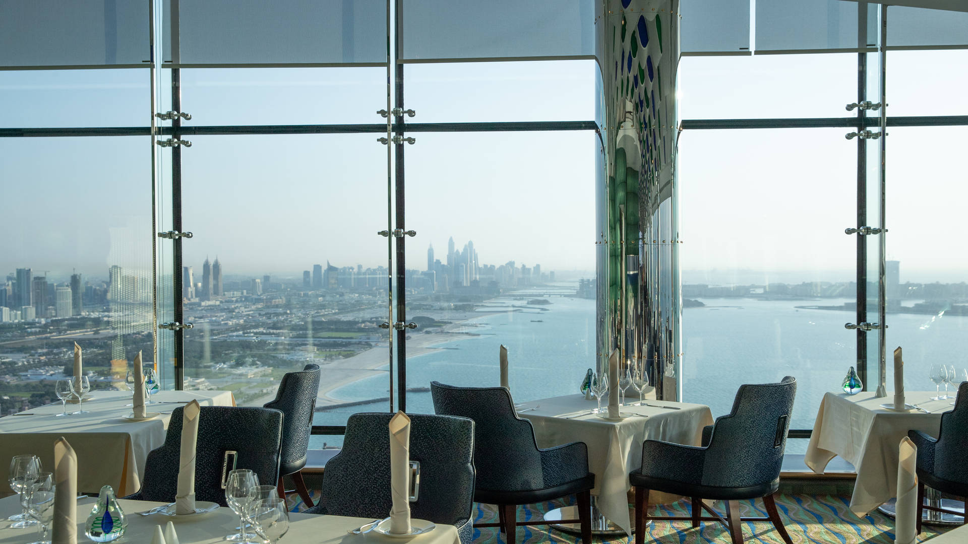 View from Al Muntaha at Burj Al Arab