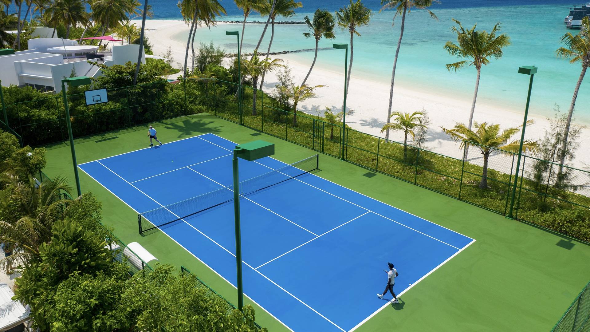 CONTENT Maldive tennis court
