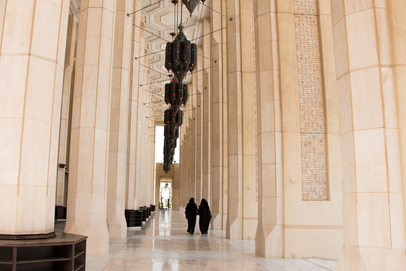 Inside the Grand Mosque in Kuwait