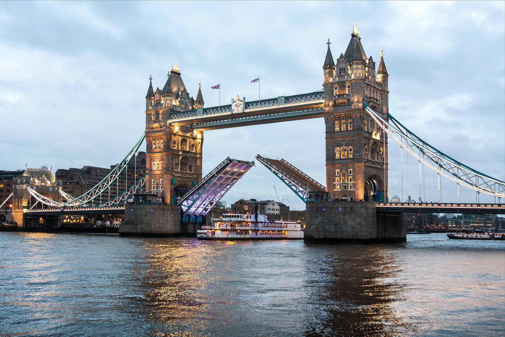 A boat party in London