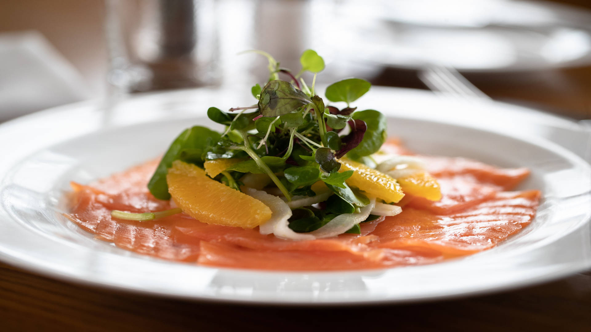English favourite smoked Salmon at Jumeirah Lowndes