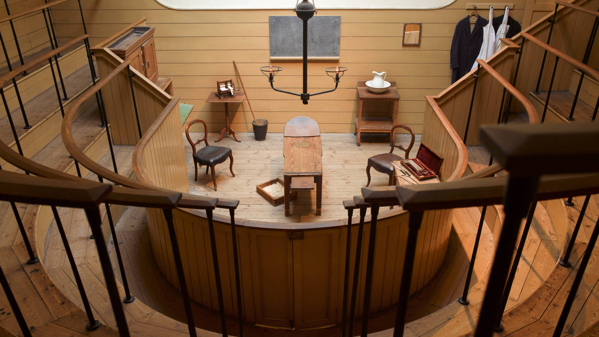 A look at the old operating theatre room in the Old Operating Theatre Museum and Herb Garret London Jumeirah