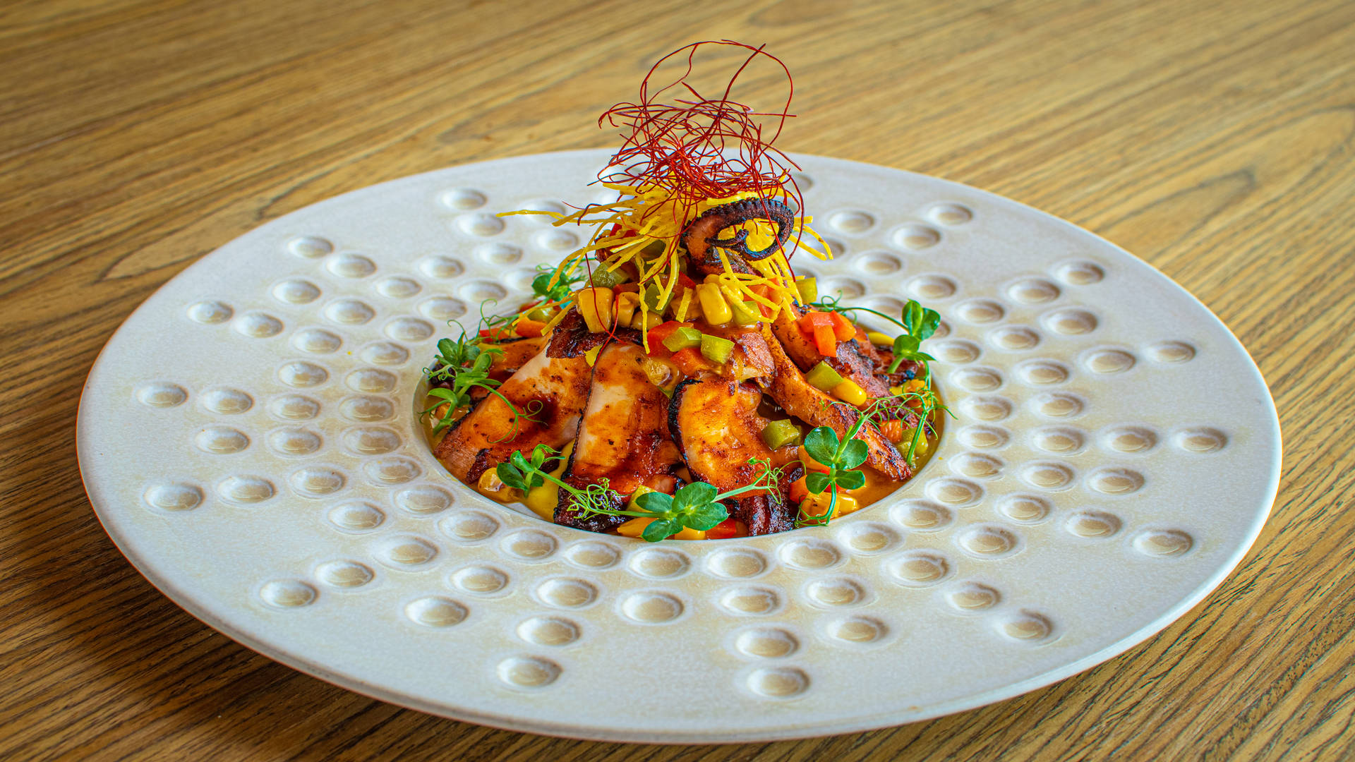Grilled octopus