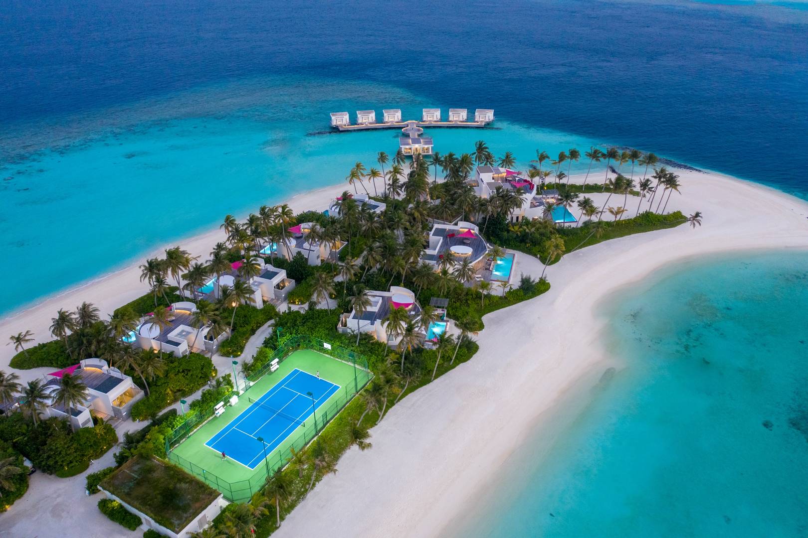 Ariel view of Jumeirah Maldives