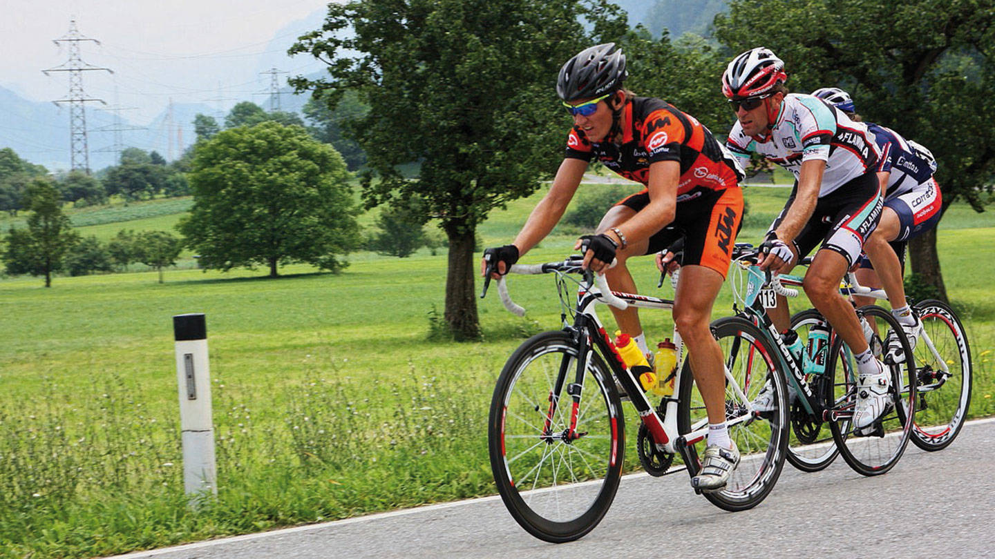 Cyclists in Mallorca