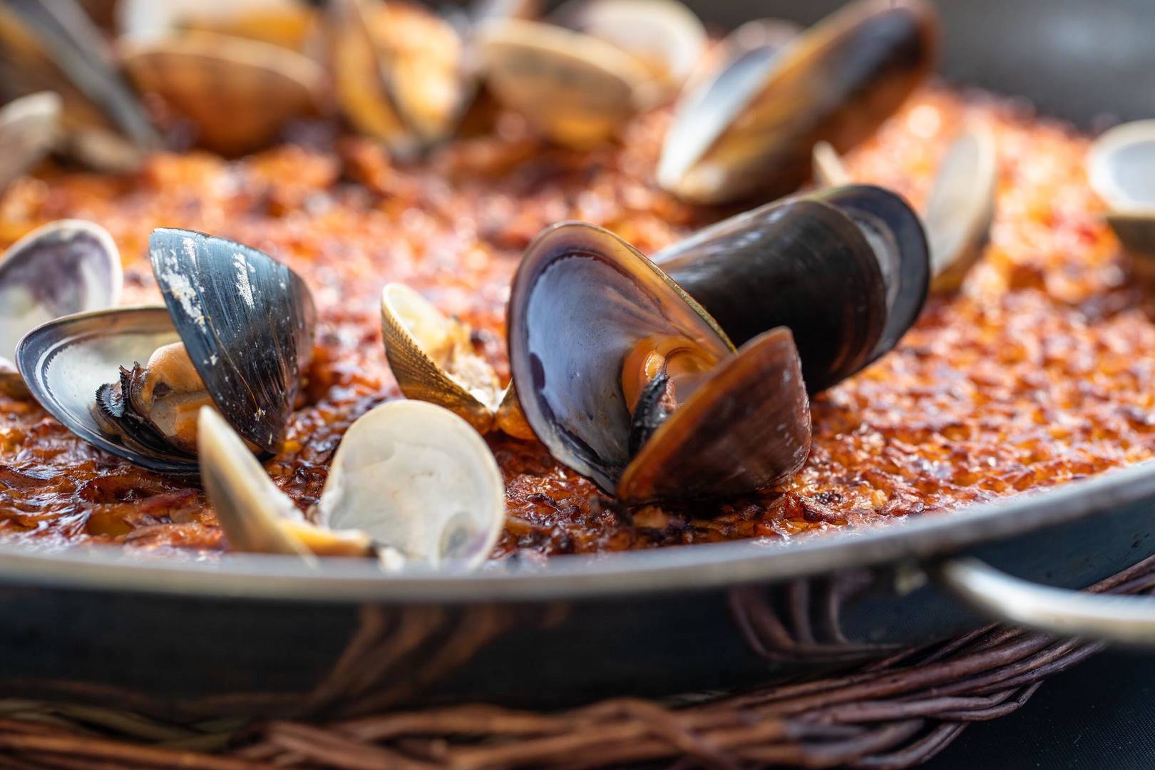 Seafood paella at Jumeirah Port Soller