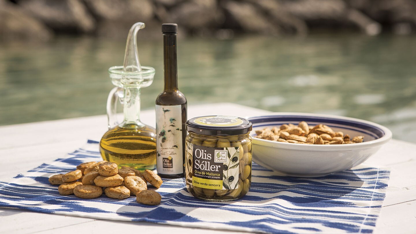 Olives and olive oil at Jumeirah Port Soller Hotel & Spa
