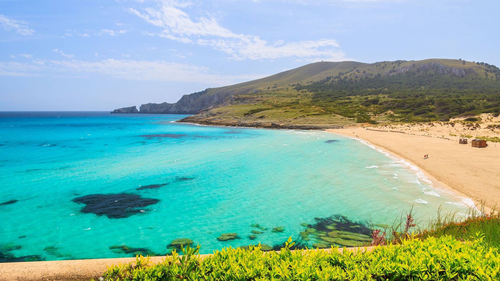 A beach on a smaller Balearic Islands