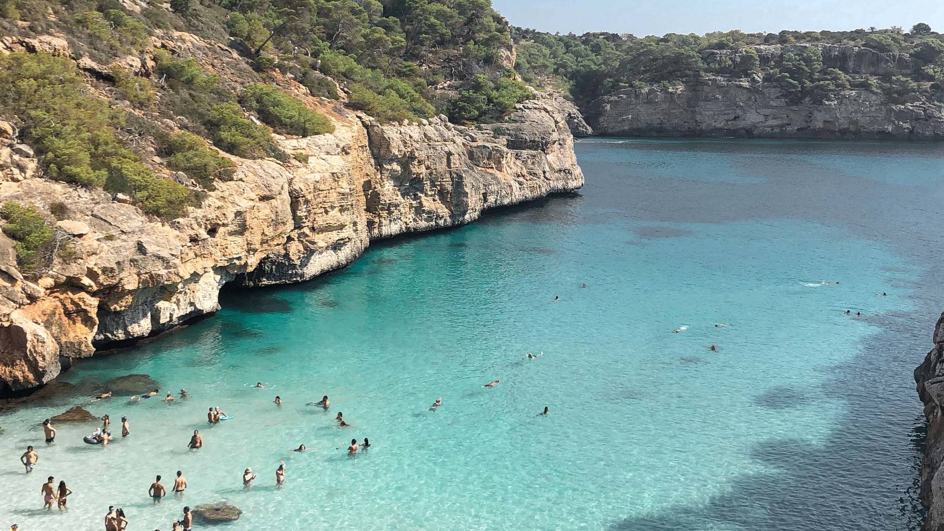 Calo des Moro beach in Mallorca