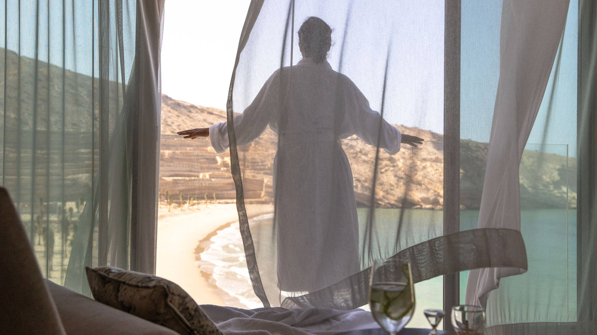 View from Talise Spa at Jumeirah Muscat Bay in Oman