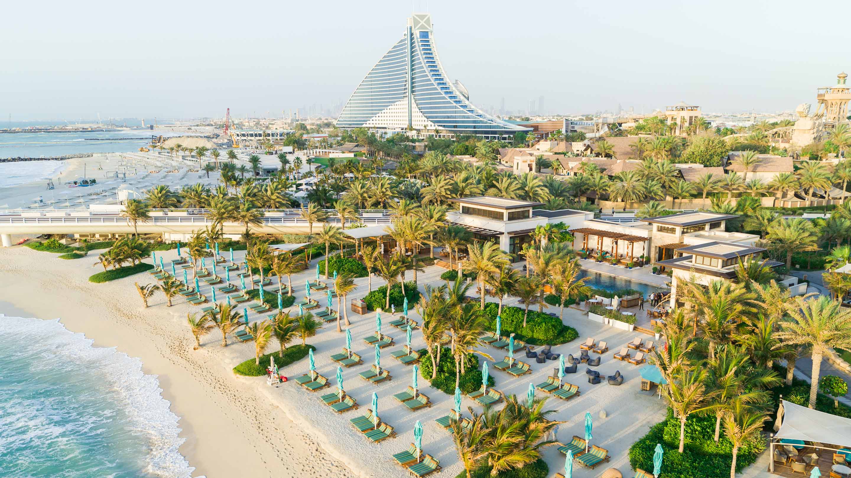 Jumeirah private Beach Aeiral Shot