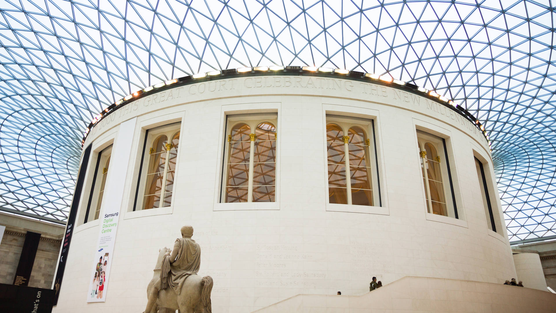 The roof of the British Museum
