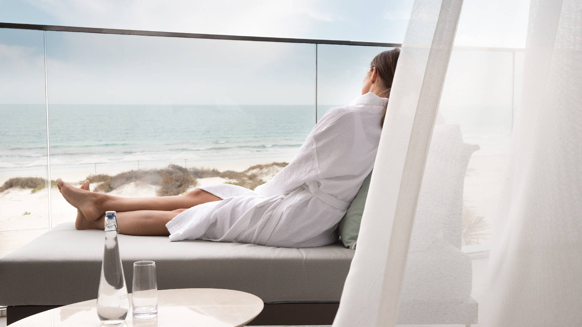 Jumeirah at Saadiyat Island Resort - Enjoying her suite view