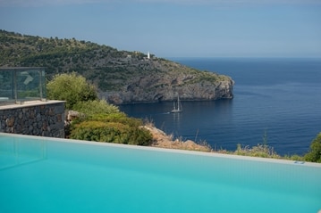 View from Infinity Pool at Jumeirah Port Soller Hotel & Spa