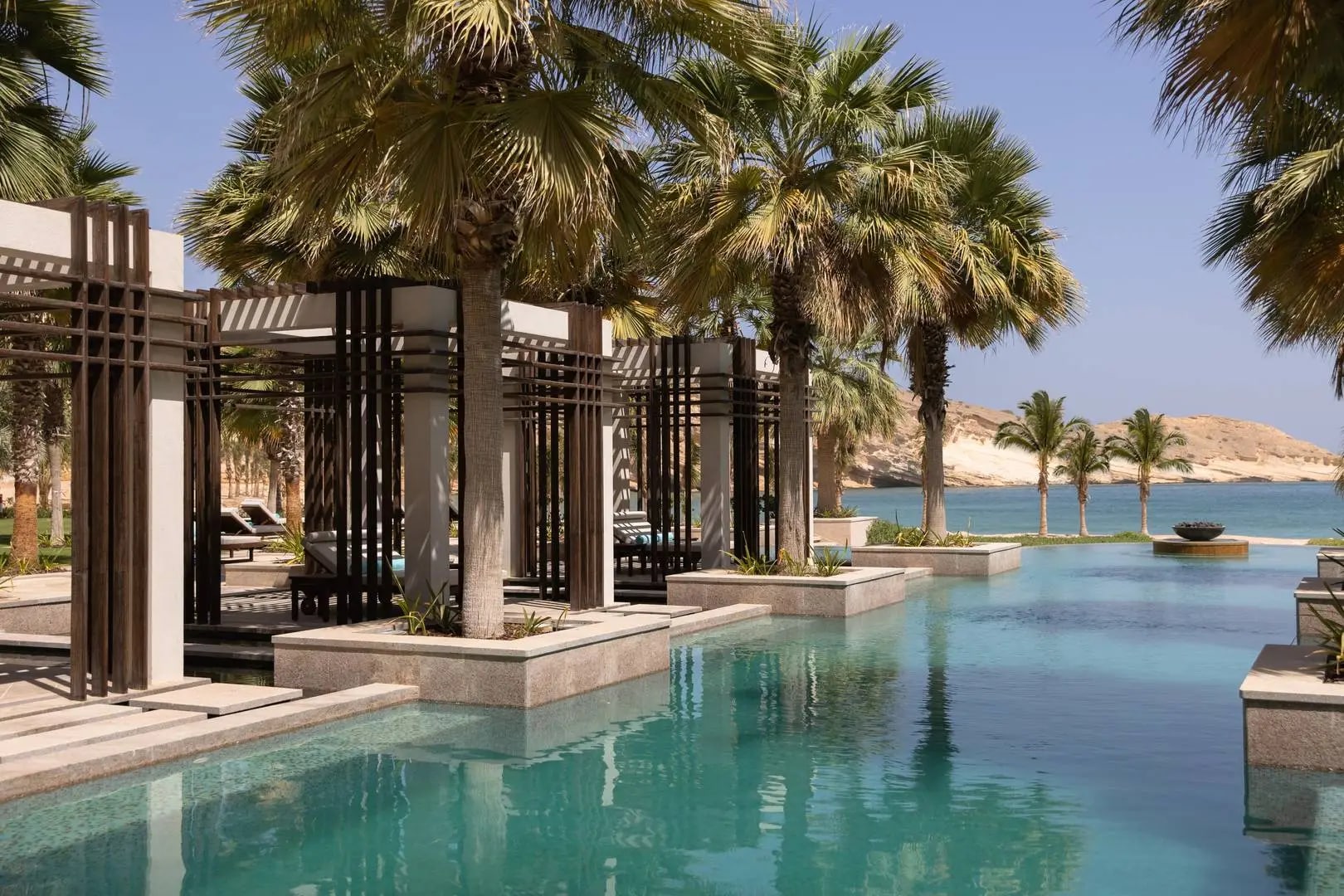 The adult pool at Jumeirah Muscat Bay