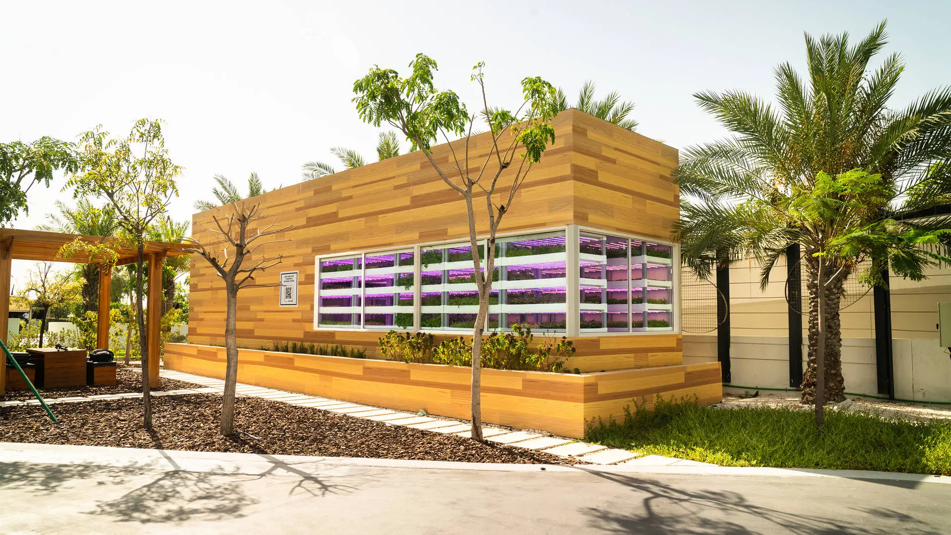 External image of Jumeirah Saadiyat Island's hydroponic farm