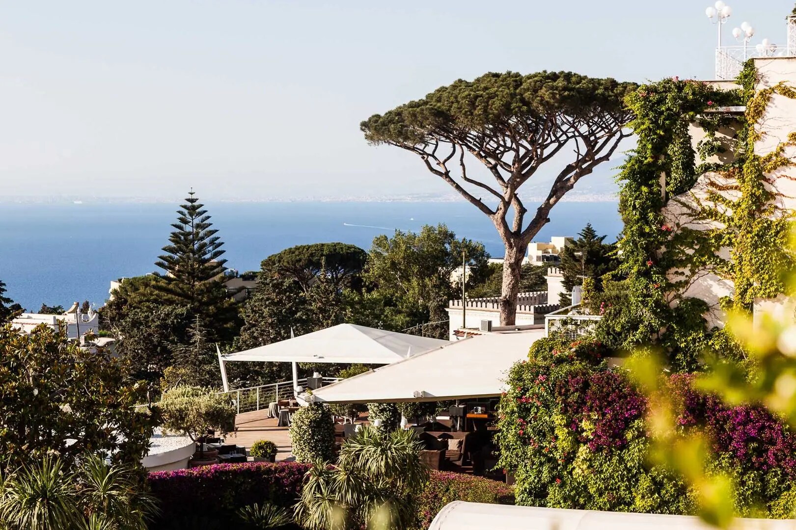 A view of the Bay of Naples from Capri Palace Jumeirah