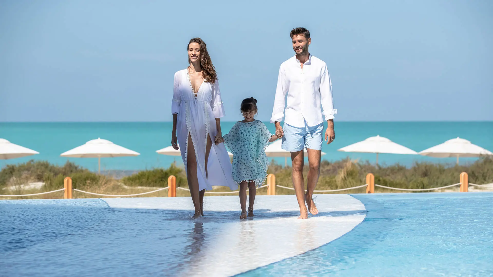 Swimming pool views at Jumeirah at Saadiyat Island Resort