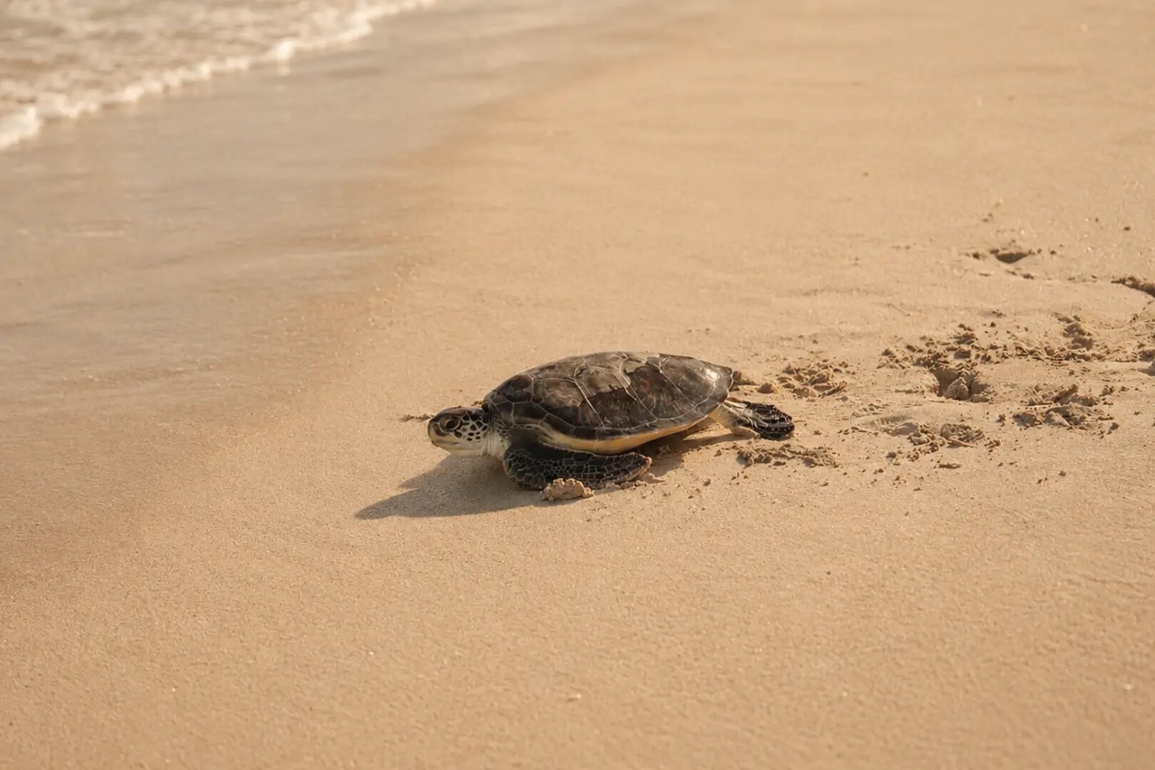 Jumeirah Al Naseem_Sea Turtle on Beach.png