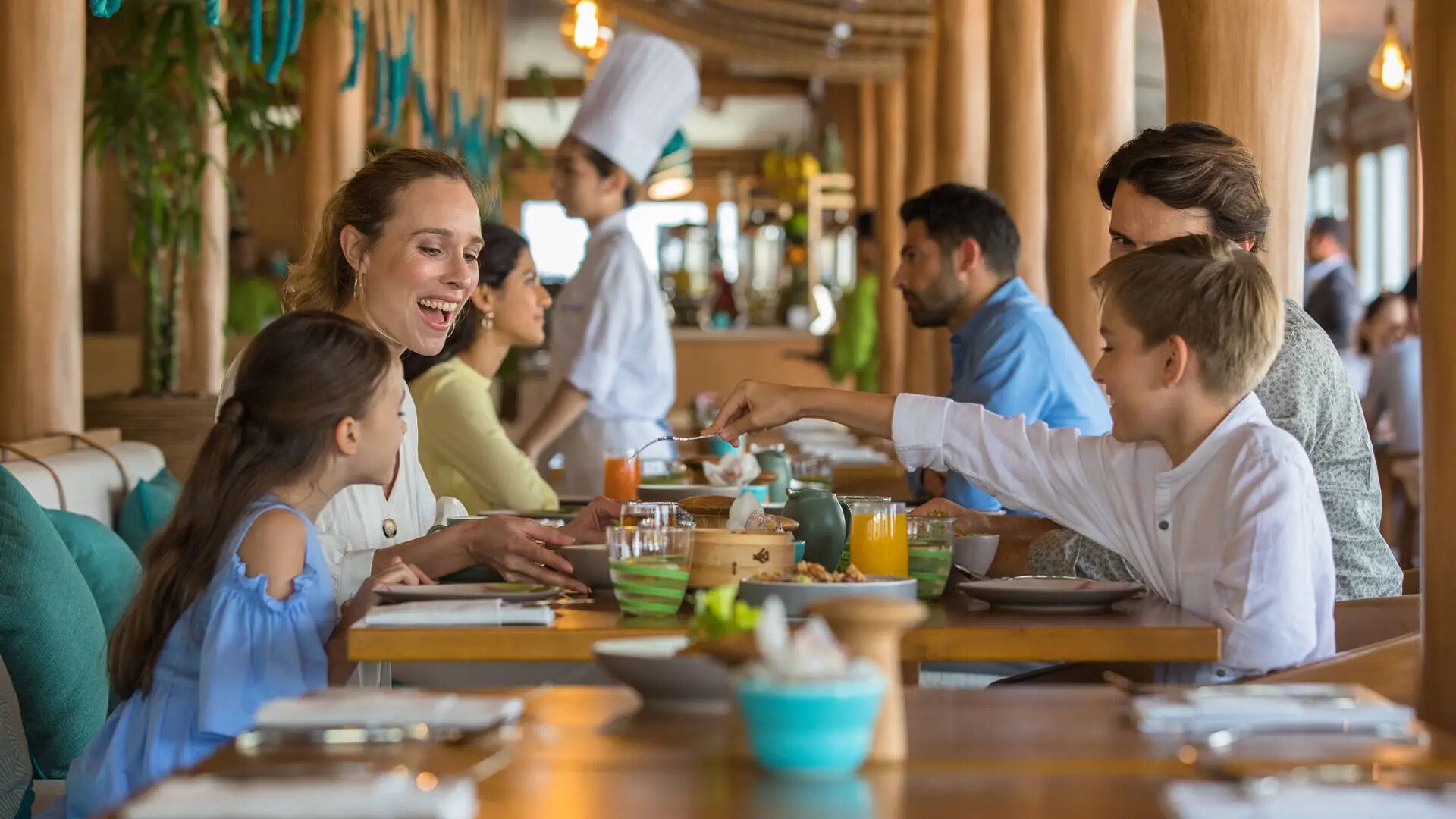 Family brunch at Beachcombers at Jumeirah Beach Hotel