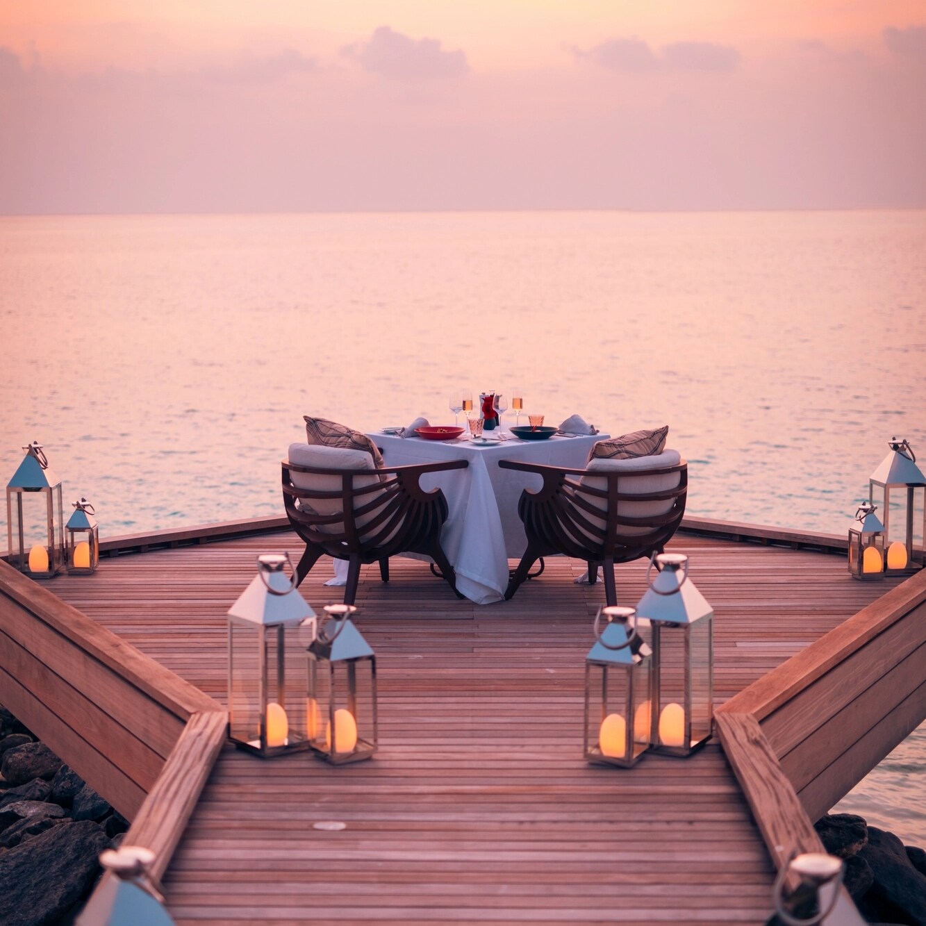 Jumeirah Maldives - Sunset Pier