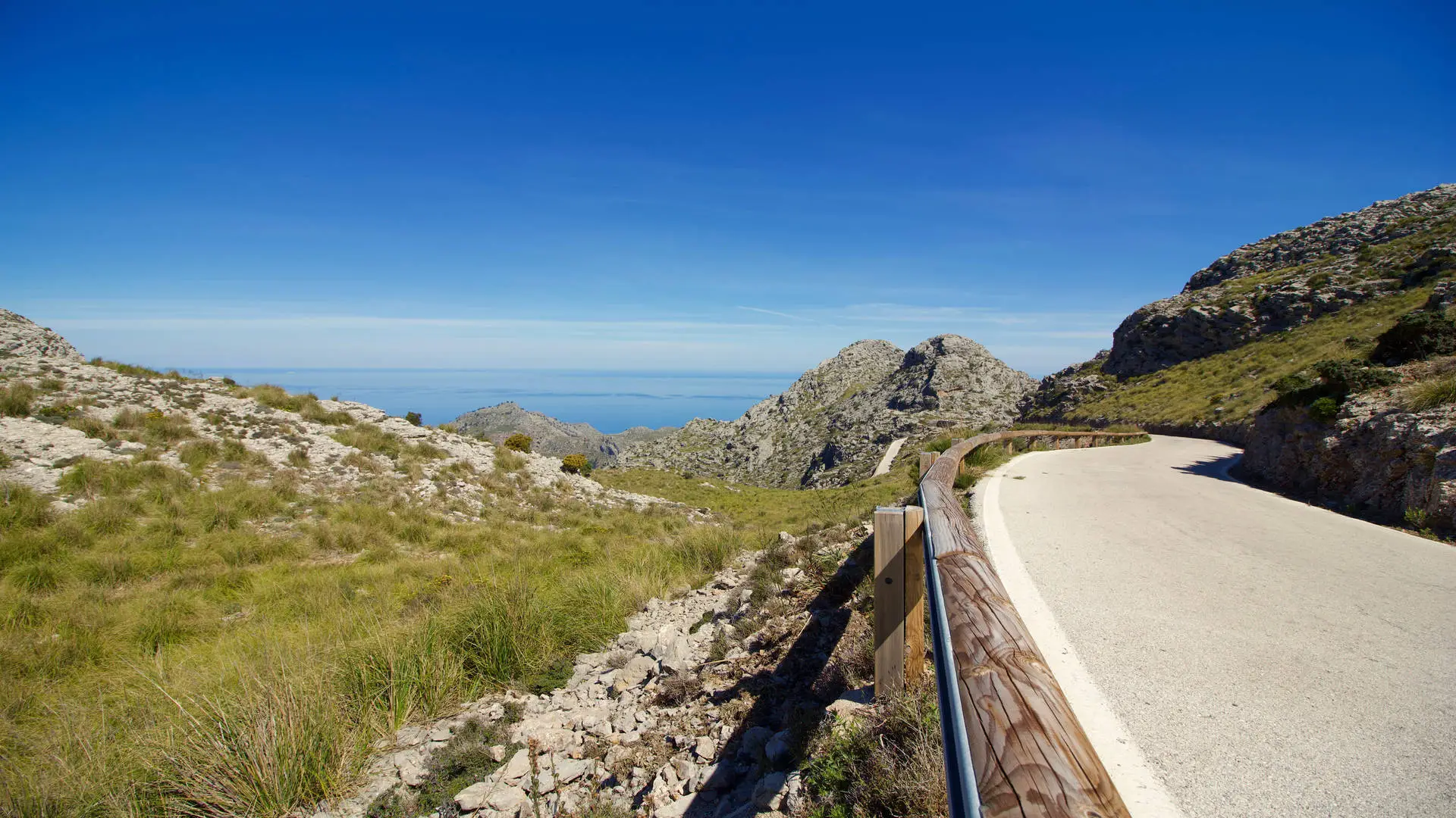 View from Sa Calobra in Mallorca