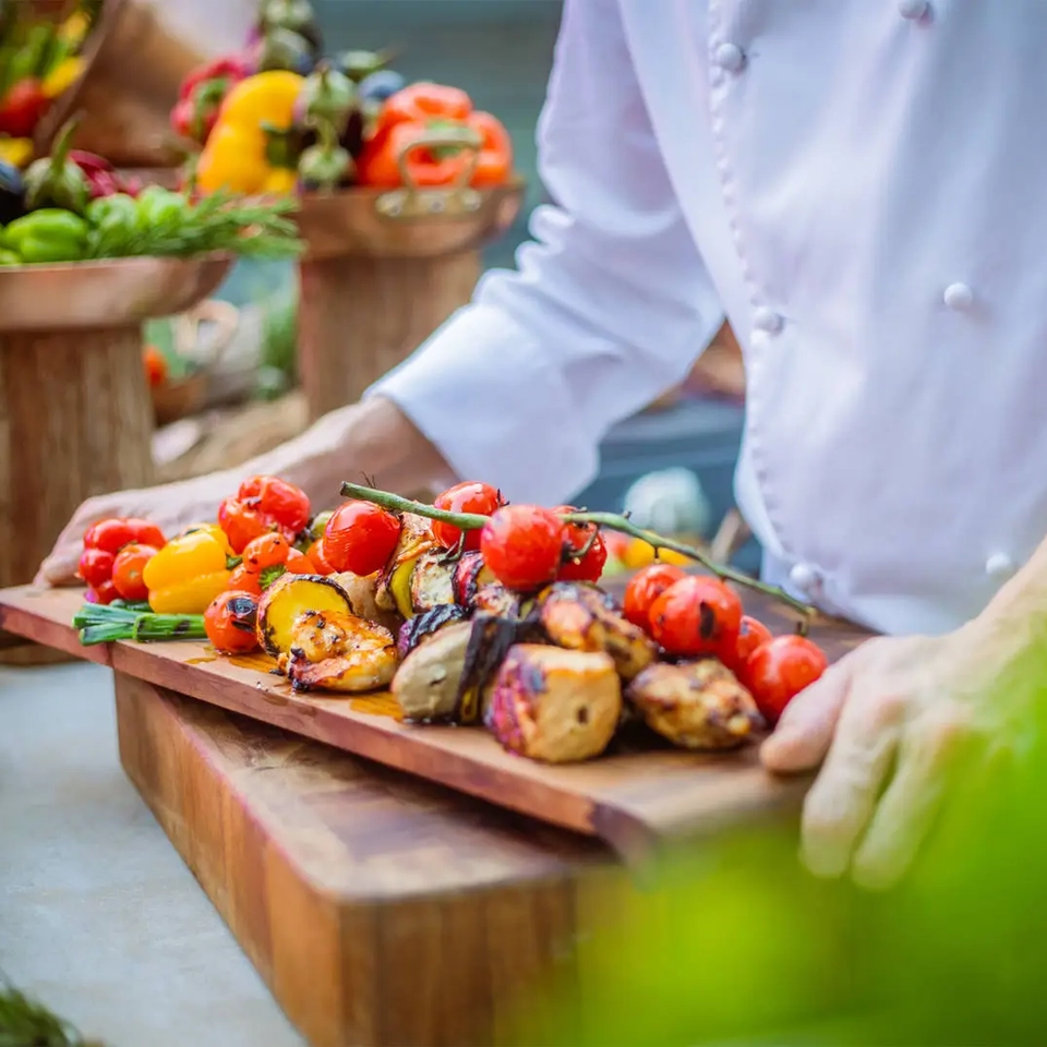 Close up image of fresh produce from the Hydroponic Farm at Jumeirah Zabeel Saray