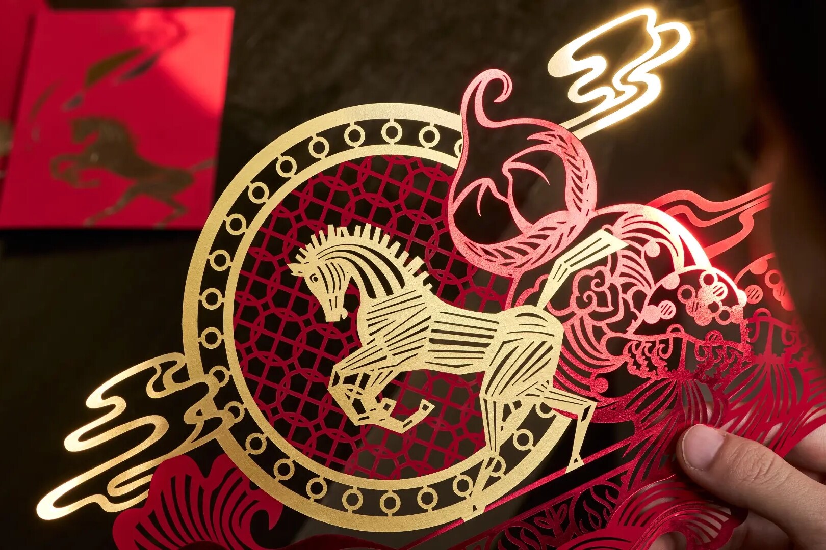 Jumeirah Guangzhou Jackie Wen Paper Horse.png